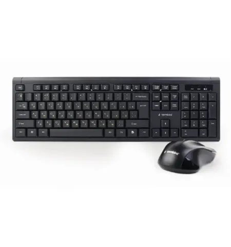 Set Tastatura + Mouse Gembird KBS-WM-03-RU, Fara fir, Negru