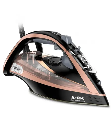 Fier de calcat Tefal Ultimate Pure FV9845E0, 3200W, Negru