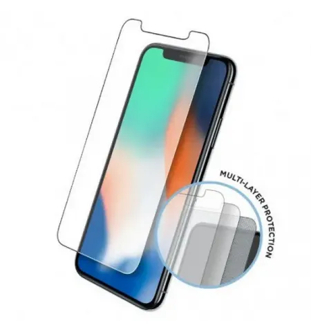 Sticla de protectie Eiger iPhone 11 Pro Max/XS Max Tri Flex SP, Negru