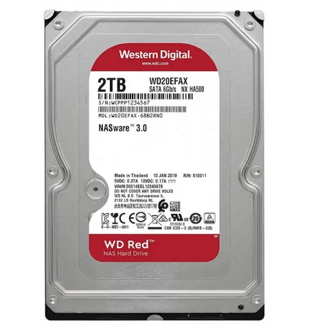 Жесткий диск Western Digital WD Red, 3.5", 2 ТБ