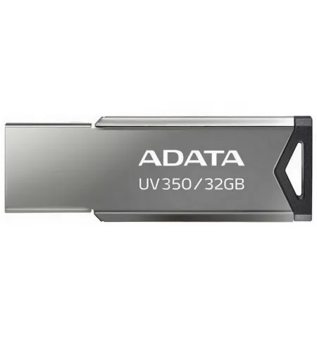 USB Flash накопитель ADATA UV350, 32Гб, Серебристый