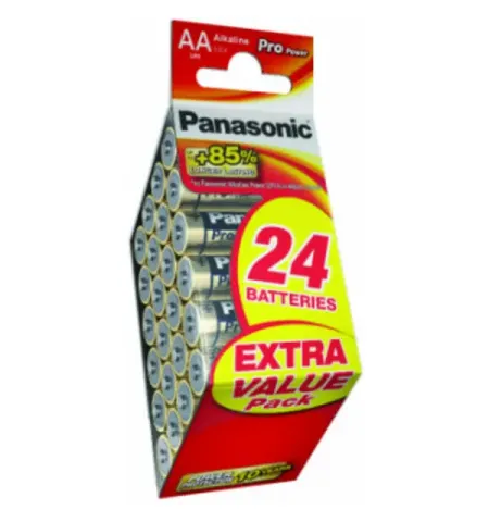 Батарейки Panasonic LR6XEG, AA, 24шт.