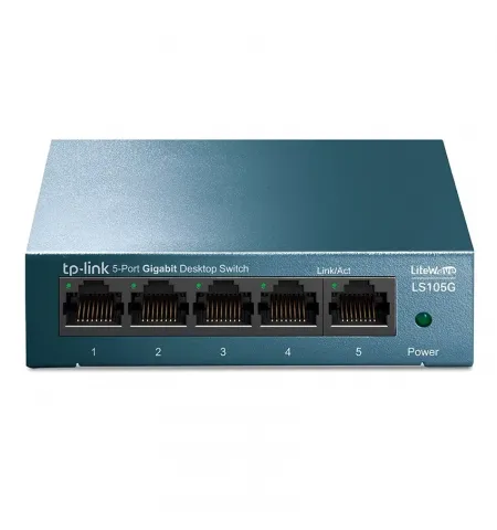 Switch de retea TP-LINK LS105G, 5x 10/100/1000 Mbps