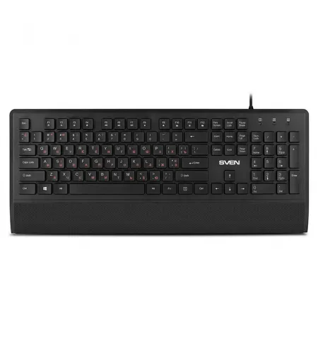 Tastatura SVEN KB-E5500, Cu fir, Negru