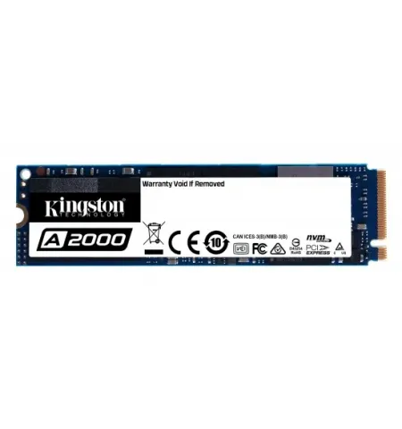 Накопитель SSD Kingston A2000, 500Гб, SA2000M8/500G