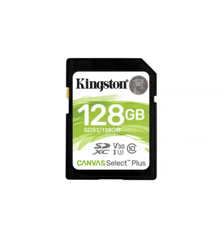 Карта памяти Kingston Canvas Select Plus, 128Гб (SDS2/128GB)