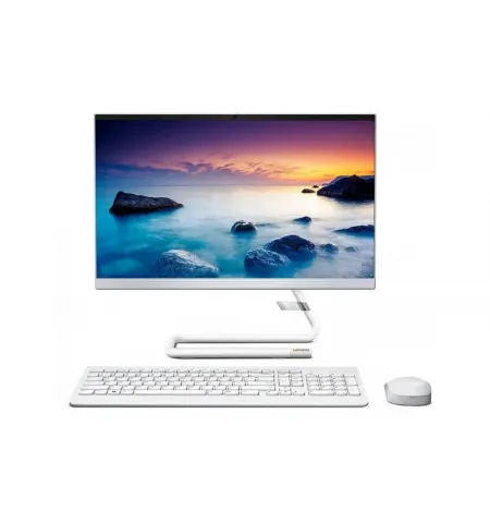 Computer All-in-One Lenovo IdeaCentre A340-22IGM, 21,5", Intel Pentium J5040, 4GB/256GB, Windows 10 Home, Alb