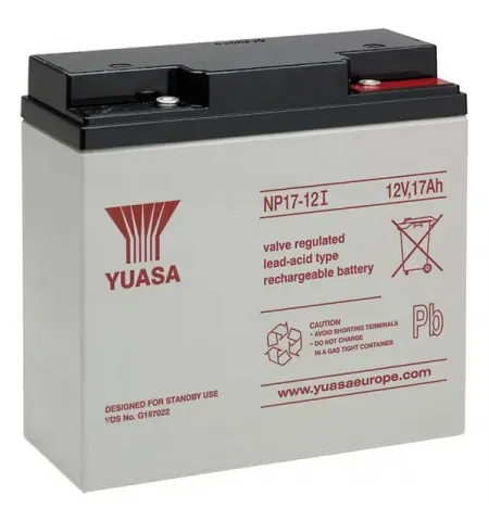 Аккумулятор для резервного питания Yuasa NP17-12I -TW, 12В, 17А*ч