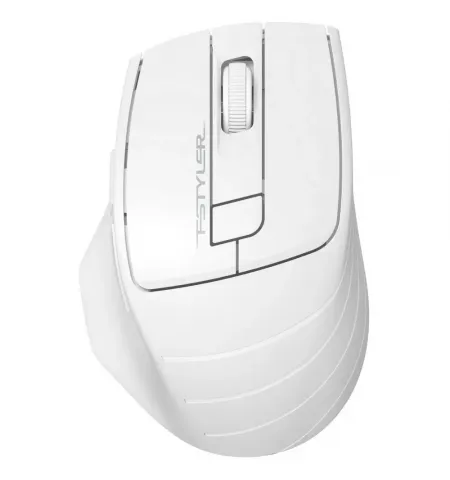 Mouse Wireless A4Tech FG30, Alb/Gri