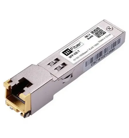 Трансивер - 10/100/1000 Base-T SFP, 1Гбит, 0,1км