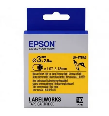 Cartus de banda Epson LK-4YBA3, 4 mm x 2,5 m