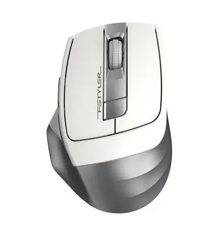 Mouse Wireless A4Tech FG35, Alb/Argintiu