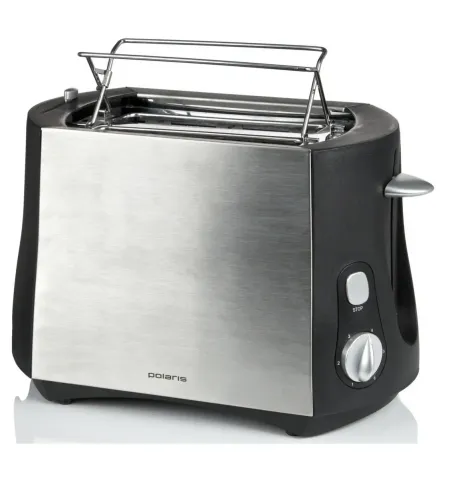 Toaster Polaris PET0804A, Argintiu / Negru