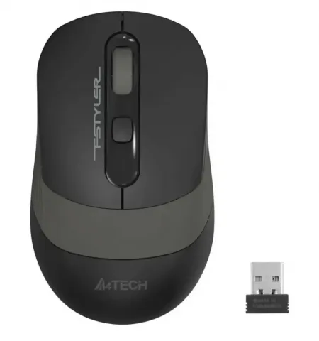 Mouse Wireless A4Tech FG10, Negru/Gri