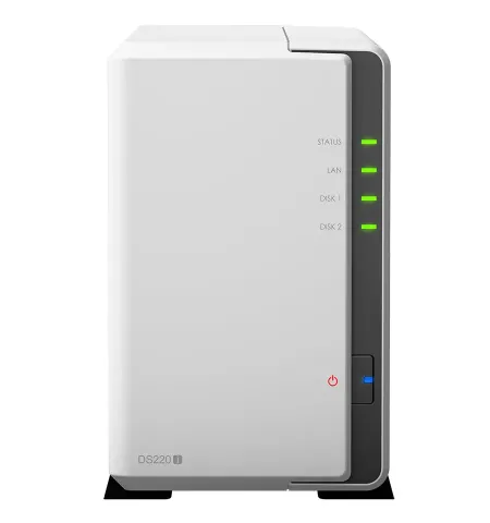 Сетевое хранилище SYNOLOGY DS220j, Белый