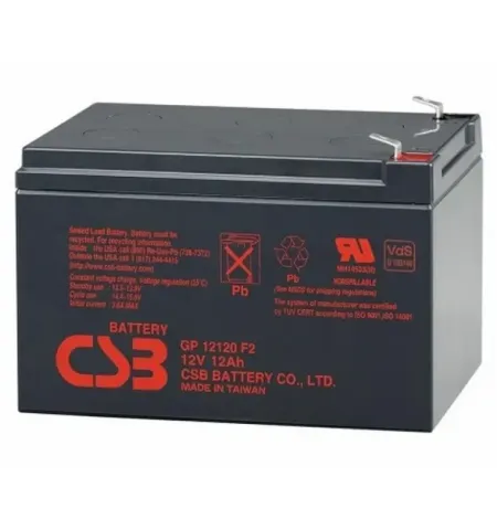 Аккумулятор для резервного питания CSB GP12120F2, 12В 12