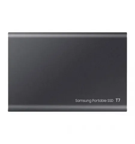 SSD portabil extern Samsung Portable SSD T7, 500 GB, Grey (MU-PC500T/WW)