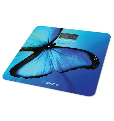 Электронные напольные весы Polaris PWS1878DG Butterfly, Синий