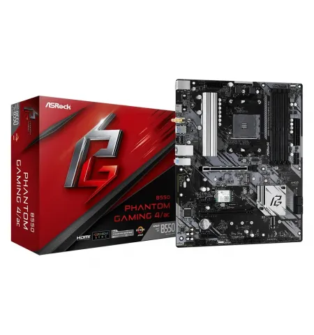 Placa de baza ASRock B550 PHANTOM GAMING 4/AC, AM4, AMD B550, ATX