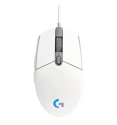 Gaming Mouse Logitech G102, Alb