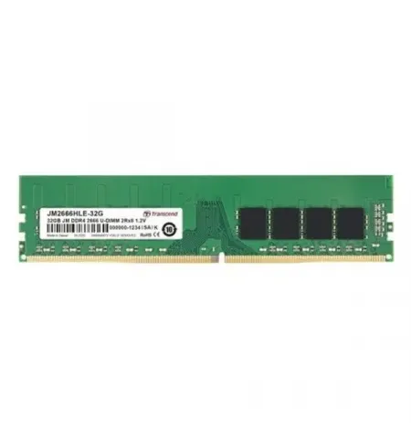 Оперативная память Transcend JM2666HLE-32G, DDR4 SDRAM, 2666 МГц, 32Гб, JM2666HLE-32G