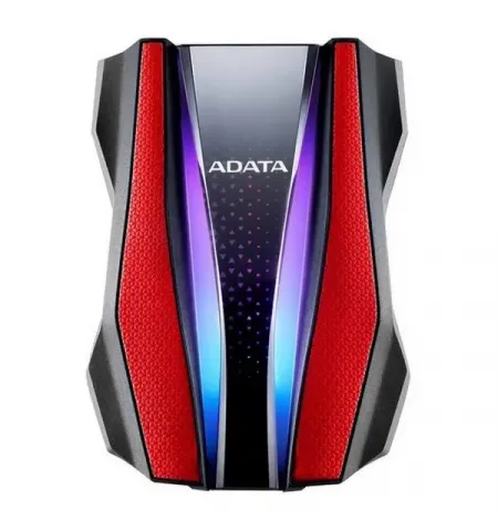 Внешний портативный жесткий диск ADATA HD770G,  2 TB, Красный (AHD770G-2TU32G1-CRD)