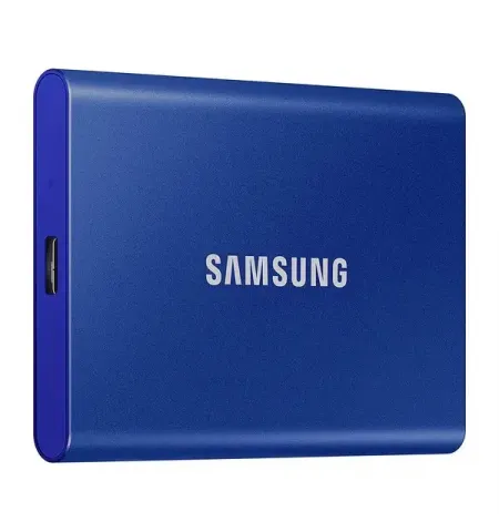 Внешний портативный SSD накопитель Samsung Portable SSD T7, 1 ТБ, Синий (MU-PC1T0H/WW)