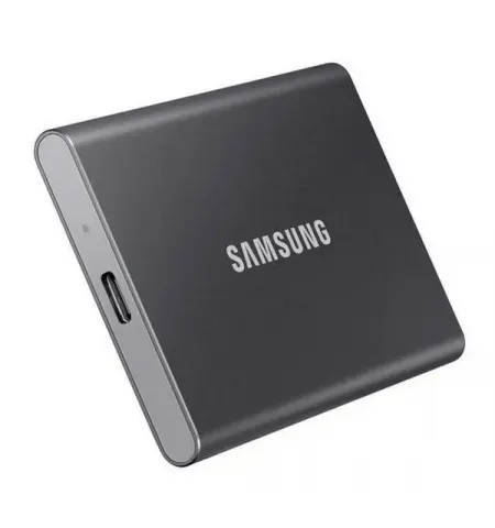 SSD portabil extern Samsung Portable SSD T7,  1 TB, Grey (MU-PC1T0T/WW)