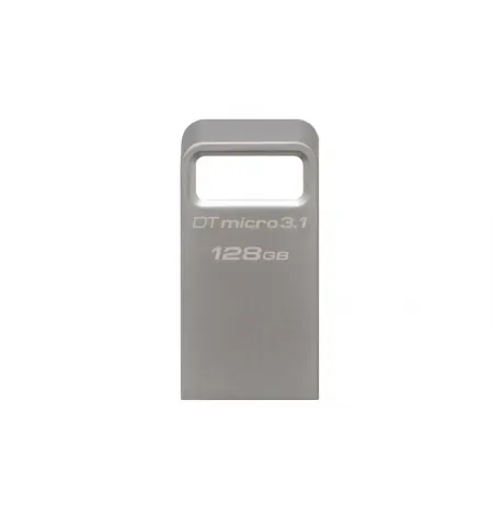 USB Flash накопитель Kingston DataTraveler Micro 3.1, 128Гб, Серебристый