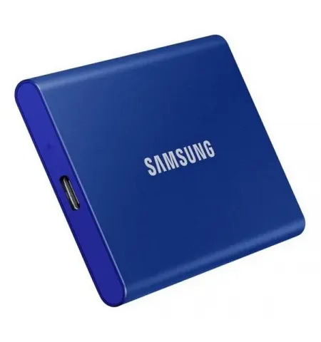 Внешний портативный SSD-накопитель Samsung Portable SSD T7, 500 GB, Синий (MU-PC500H/WW)