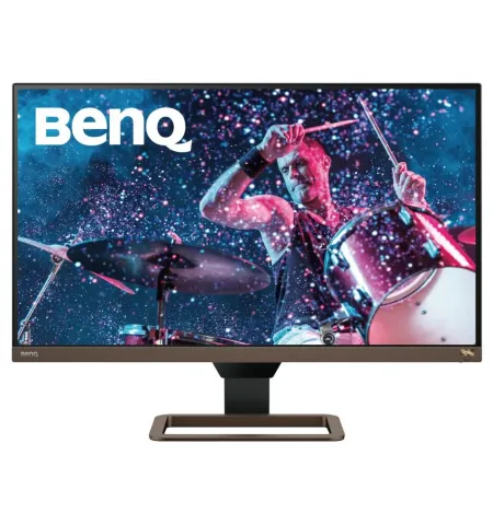 27" Monitor BenQ EW2780U, IPS 3840x2160 4K-UHD, Gri Metalic / Negru