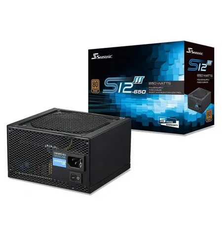 Блок питания для компьютеров Seasonic S12III-650, 650Вт, ATX, --