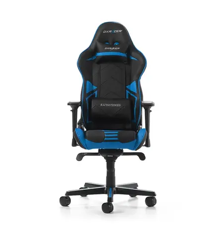 Игровое кресло DXRacer Racing Pro, Искусственная кожа, Черный/Синий