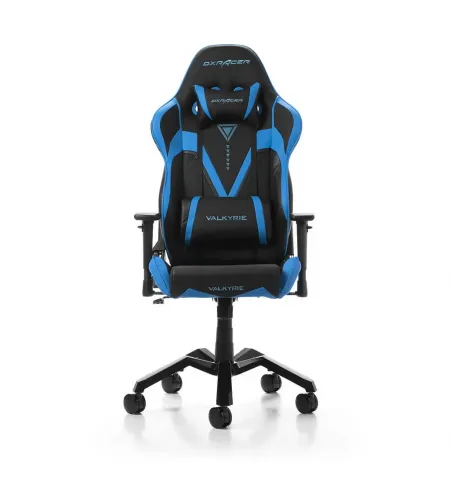 Игровое кресло DXRacer Valkyrie, Искусственная кожа, Черный/Синий
