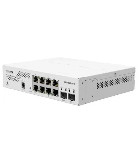 Comutator MikroTik CSS610-8G-2S+IN, Alb