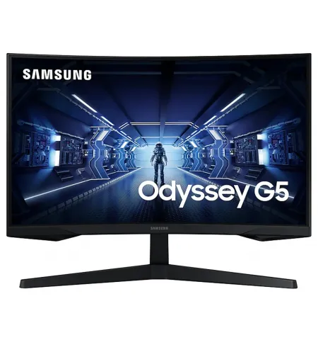 27" Игровой Монитор Samsung ODYSSEY G5 C27G54TQW, VA 2560 x 1440 QHD, Чёрный