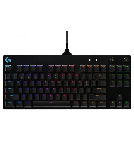 Tastatura Logitech G Pro, Cu fir, Negru