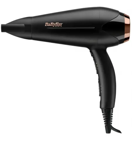 Uscator de par BaByliss Turbo Shine D570DE, 2200 W, Negru