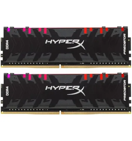 Оперативная память Kingston HyperX Predator RGB, DDR4 SDRAM, 4266 МГц, 16Гб, HX442C19PB3AK2/16