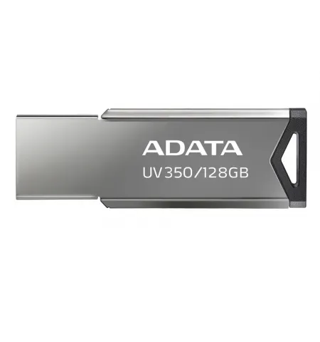 USB Flash накопитель ADATA UV350, 128Гб, Серебристый