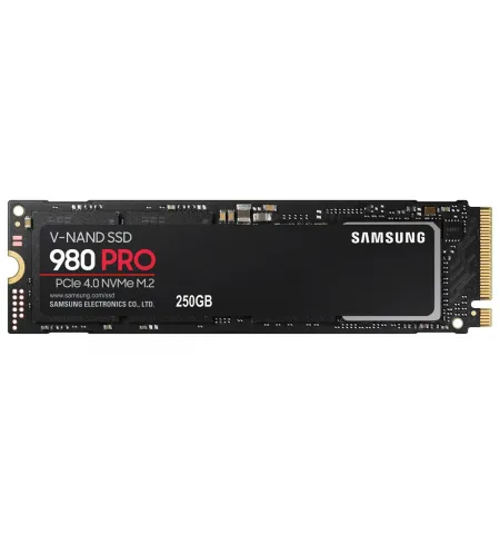 Накопитель SSD Samsung 980 PRO  MZ-V8P250, 250Гб, MZ-V8P250BW