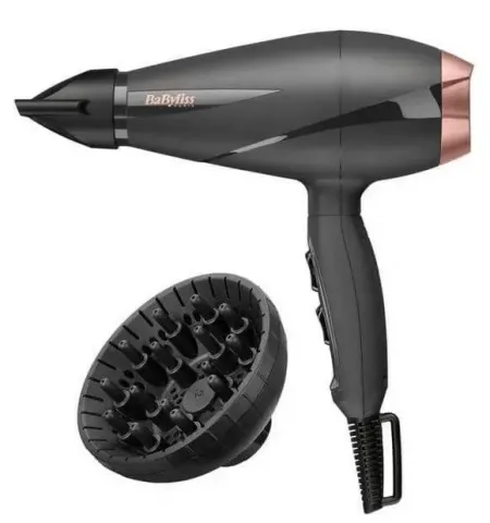 Uscator de par BaByliss Smooth Pro 6709DE, 2100 W, Negru