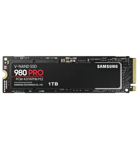 Накопитель SSD Samsung 980 PRO  MZ-V8P1T0, 1000Гб, MZ-V8P1T0BW