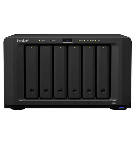 Stocare atasata la retea SYNOLOGY DS1621+, Negru