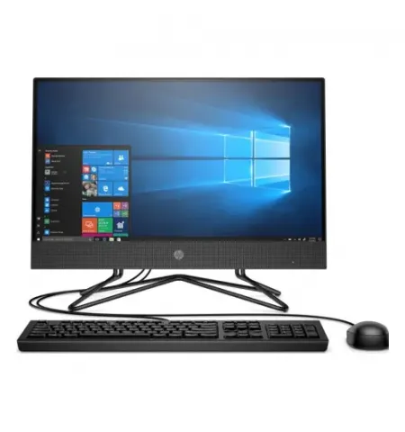 Computer All-in-One HP 205 G4, 21,5", AMD Athlon 3050U, 4GB/1000GB, FreeDOS, Negru