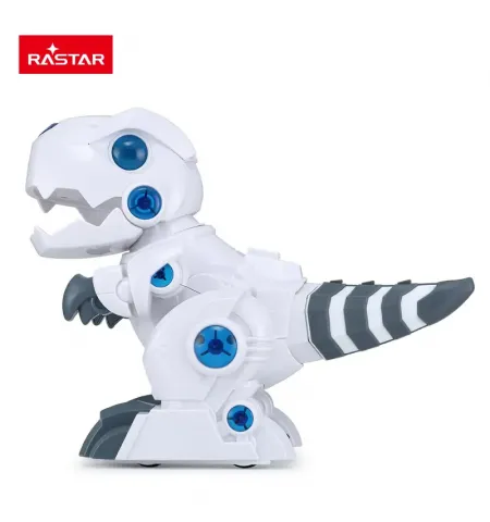 Jucarie cu telecomanda Rastar Dinosaur Infrared, White  (79700)