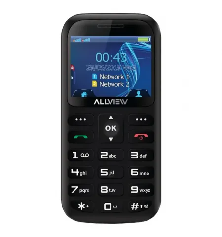 Telefon mobil Allview D2 Senior, 0,03GB/32MB, Negru