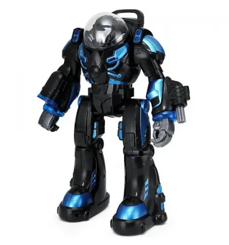 Jucarie cu telecomanda Rastar Robot Spaceman, Negru/Albastru (76960)