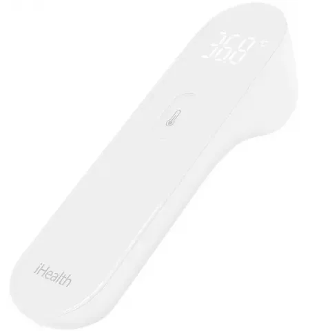 Termometru cu infrarosu fara contact Xiaomi Mijia iHealth JXB-310 LED, Alb