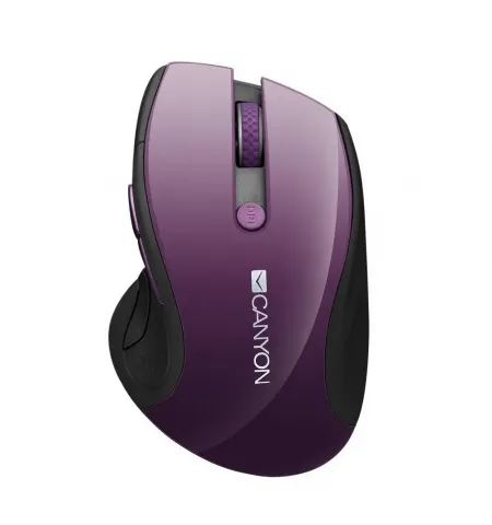 Mouse Wireless Canyon MW-01, Black/Violet